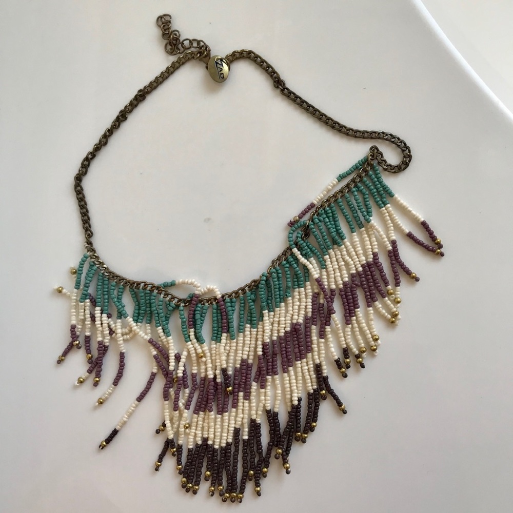 ZAD boho beaded necklace